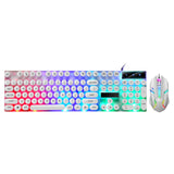 Computer LED Glowing Keyboard Mouse Set