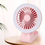 Fold Mini Fan with Light USB Charing Portable Fan Office