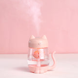 USB Cat Mini Aromatherapy LED Air Humidifier 3 in1