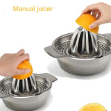 Kitchen Cook Mini Handhold Fruit Orange Lemon Juice Maker Stainless Press