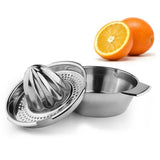 Kitchen Cook Mini Handhold Fruit Orange Lemon Juice Maker Stainless Press