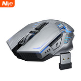 Wireless  Ergonomic Computer Gamer Mouse Mute Rechargeable