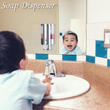 Bathroom Soap Dispensers Wall Mount Shower Shampoo Dispenser
