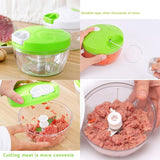 Kitchen Cook Meat Grinder Hand-power Food Chopper Mincer Blender