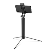 Extendable bluetooth Tripod Selfie Stick With LED Fill Light Phone