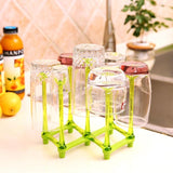 Kitchen Bottle Rack Drying Stand Cup Folding Drainer Tableware