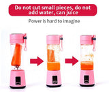 Portable Blender Usb Mixer Kitchen Electric Juicer Machine Mini Food Processor - honeylives