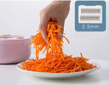 Kitchen Cook Manual Vegetable Cutter Round Slicer Chopper Tools 3 In 1