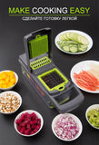 Kitchen Cook Multifunction Vegetable Cutter Gadgets Steel Blade Grater Tool