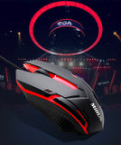 Ergonomic Wired Gaming Mouse Button LED 1000 DPI USB Computer Mouse  For PC Laptop