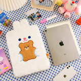 Ipad Pro  Cas Korea Style Bear Cute Girls Ipad Cover PC