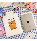 Ipad Pro  Cas Korea Style Bear Cute Girls Ipad Cover PC