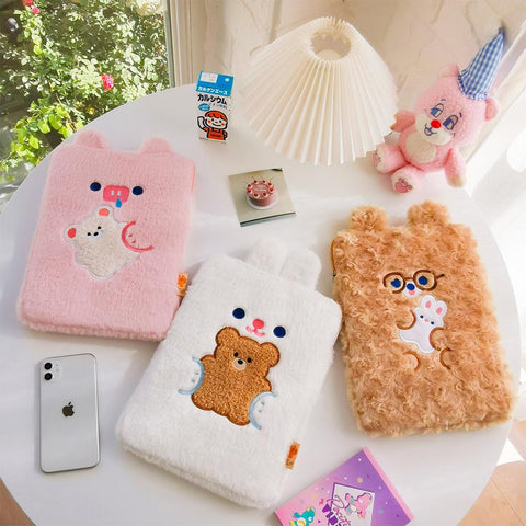 Ipad Pro  Cas Korea Style Bear Cute Girls Ipad Cover PC