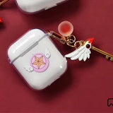 Anime Magical Girl Keychain Wireless Bluetooth Headset Case Phone