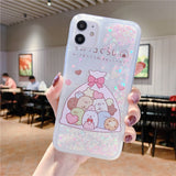 Anime Sumikko Gurashi Puicksand Phone Case For IPhone