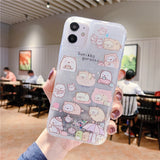 Anime Sumikko Gurashi Puicksand Phone Case For IPhone