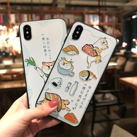 Japanese Shiba Inu Sushi Phone Case  for Samsung Galaxy