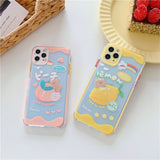 Japanese art Sweet fruit bear kawaii Phone Case For iPhone