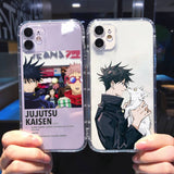 Satoru Gojo Anime Phone Case Transparent Soft  iphone