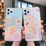 Kawaii Japanese Anime Sailor Moon Luna Cat Phone Case For iPhone