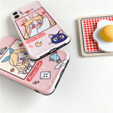 Kawaii Anime Sailor Moon Phone Case For iPhone