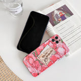 Kawaii Japanese Vigor girls Pink Flowers 3D cute Phone Case