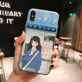 Kawaii Anime illustration Phone Cases For iphone