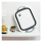 Kitchen Chopping Block Foldable Cutting Board Chopping Washing Basket Organizer - honeylives