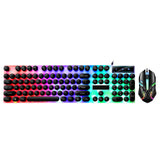 Computer LED Glowing Keyboard Mouse Set