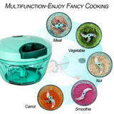 Kitchen Cook Meat Grinder Hand-power Food Chopper Mincer Blender