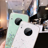 Bling Glitter Lanyard Silicone Phone Case For Huawei