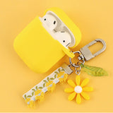 Cute Korean Flower Decoration Case for Apple Airpods Case Phone