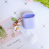 Cute Korean Flower Decoration Case for Apple Airpods Case Phone