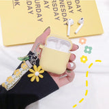 Cute Korean Flower Decoration Case for Apple Airpods Case Phone