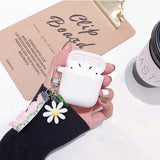 Cute Korean Flower Decoration Case for Apple Airpods Case Phone
