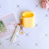 Cute Korean Flower Decoration Case for Apple Airpods Case Phone