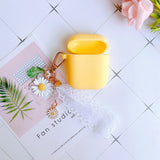 Cute Korean Flower Decoration Case for Apple Airpods Case Phone