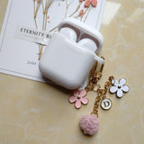 Cute Korean Flower Decoration Case for Apple Airpods Case Phone