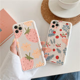 Cute Strawberry Plant For iPhone Phone Case