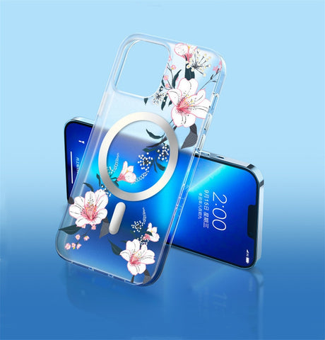 Luxury Transparent for MagSafe Magnetic Wireless Charging Case for Iphone Cover