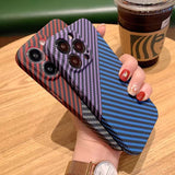 Luxury Ultra Thin Carbon Fiber Texture Matte Case for IPhone