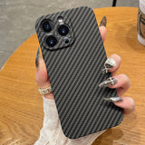 Luxury Ultra Thin Carbon Fiber Texture Matte Case for IPhone