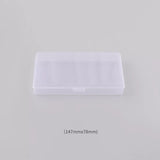 Transparent Desktop Organizer Pencil Box Plastic Desk Storage Box Office