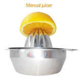 Kitchen Cook Mini Handhold Fruit Orange Lemon Juice Maker Stainless Press