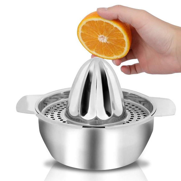 Kitchen Cook Mini Handhold Fruit Orange Lemon Juice Maker Stainless Press