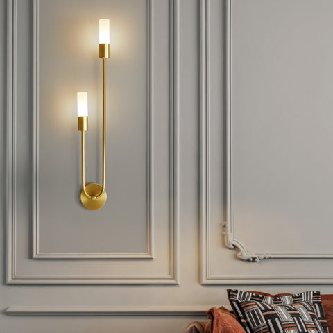 Modern Led Wall lamp Nordic Brass Sconce Light Lamp