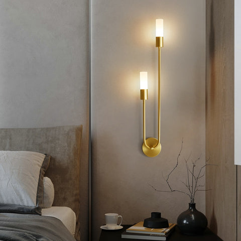 Modern Led Wall lamp Nordic Brass Sconce Light Lamp