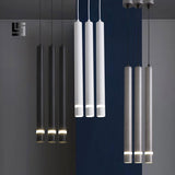 Modern Led Pendant Lamp Long Tube Light Indoor Lightning