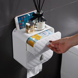 Bathroom Storage Multifunctional Toilet Wall Mounted Paper Holder