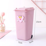 NEW Creative Trash Can Desktop Organizer Pen Holder Desktop Organizer School Office